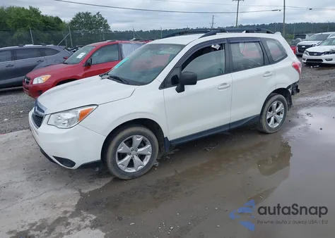 2016 Subaru Forester 2.5I из США, поврежденный, VIN JF2SJABC5GH515866